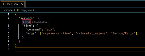 Start MCP server