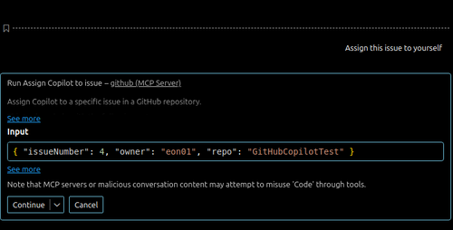 GitHub Copilot Assign Issue