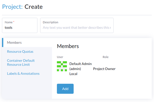 Create Project