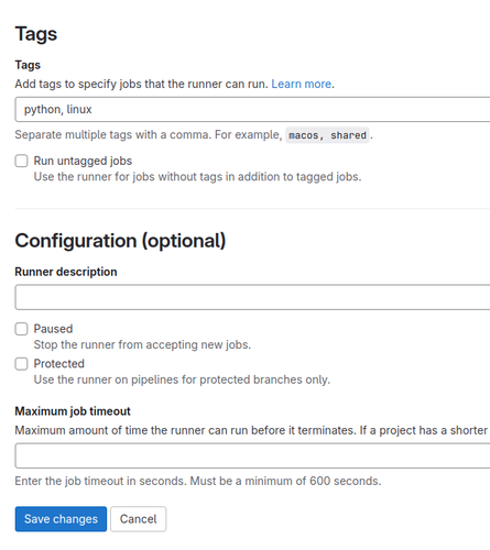 Creating a GitLab Runner