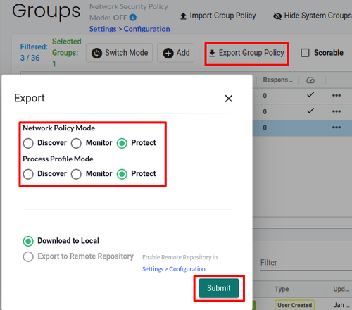 Export Group Policy