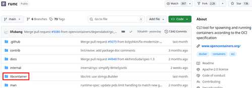 runC repository