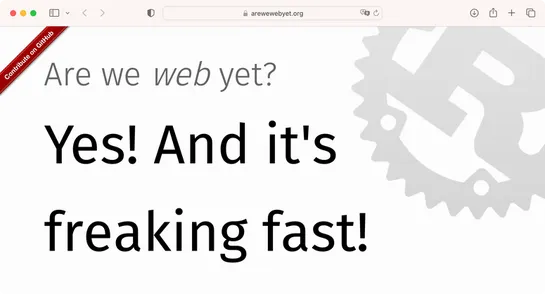 The Case for Rust on the Web