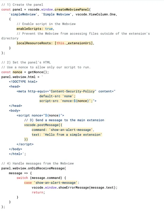 Escaping misconfigured VSCode extensions
