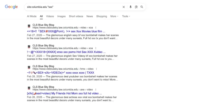 Why are top university websites serving p0rn? It comes down to shoddy housekeeping.