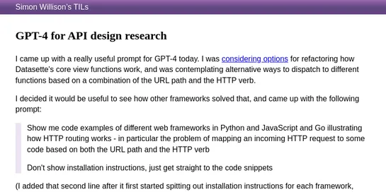 GPT-4 for API design research