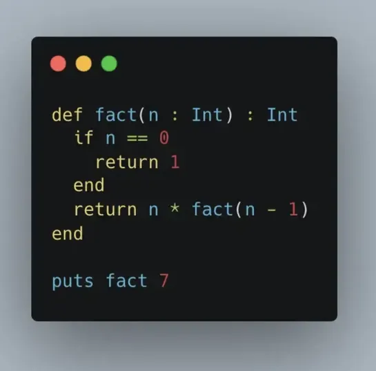If Python is too slow for you, Crystal could be your savior