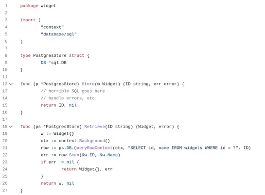 The adapter pattern in Go
