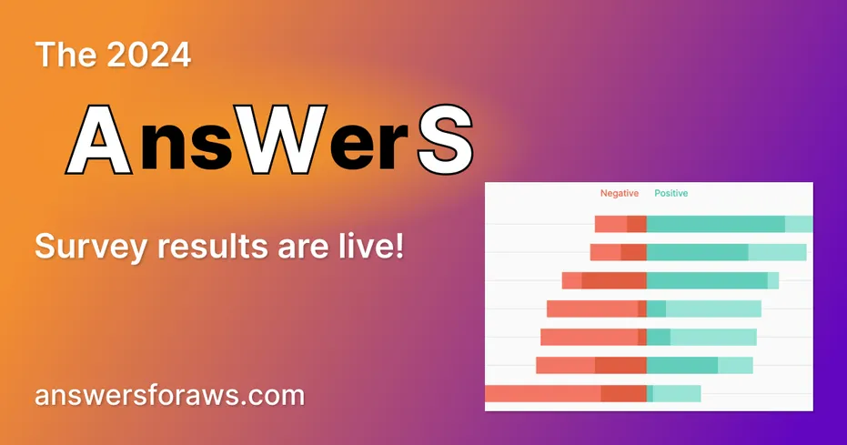 2024 Answers for AWS survey results