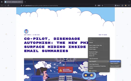 ChatGPhish: The Page Is the Payload