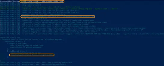Deploying Amazon EKS Windows managed node groups