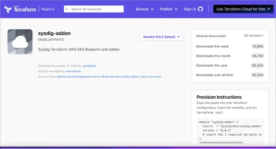 Automate Security and Monitoring with Amazon EKS Blueprints, Terraform, and Sysdig