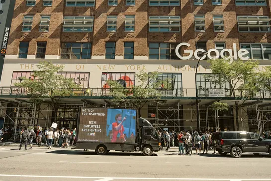 Nine Google employees arrested after eight-hour sit-in protest