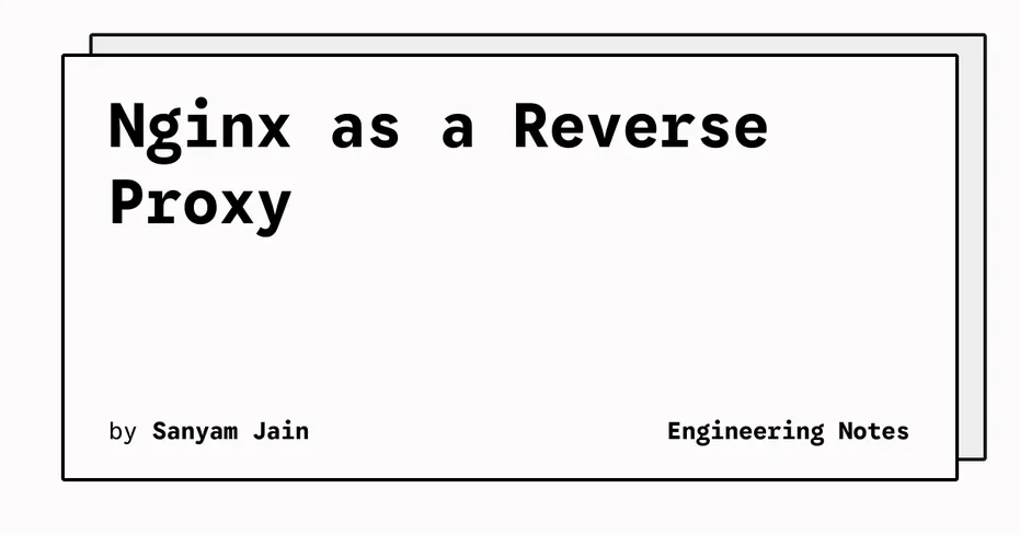 Nginx as a Reverse Proxy
