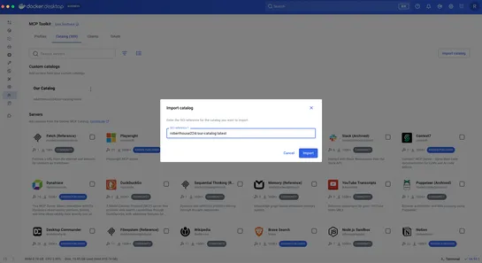Create Custom MCP Catalogs and Profiles