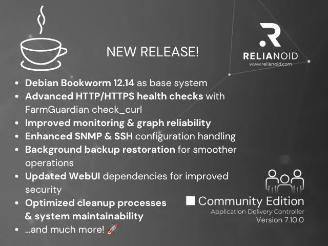 Community V7.10 relianoid