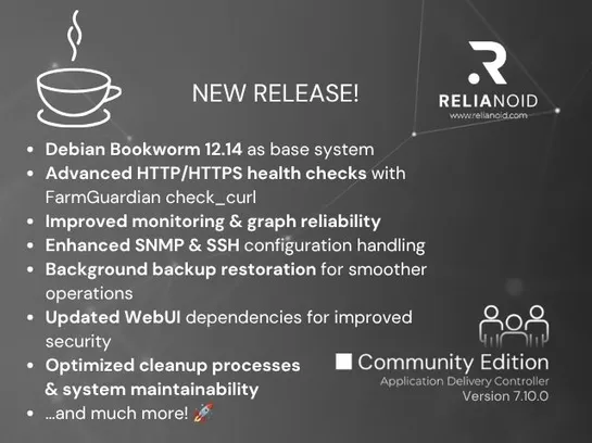 Community V7.10 relianoid