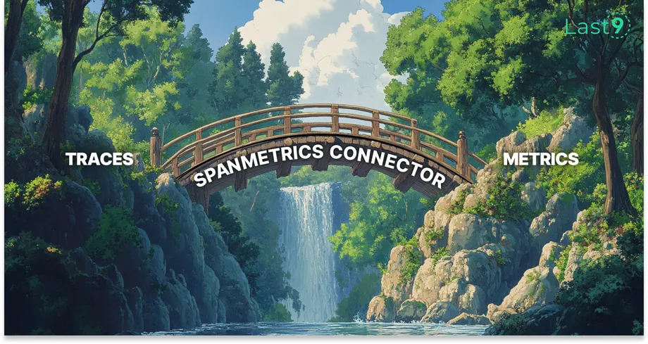 Convert OpenTelemetry Traces to Metrics using SpanMetrics Connector