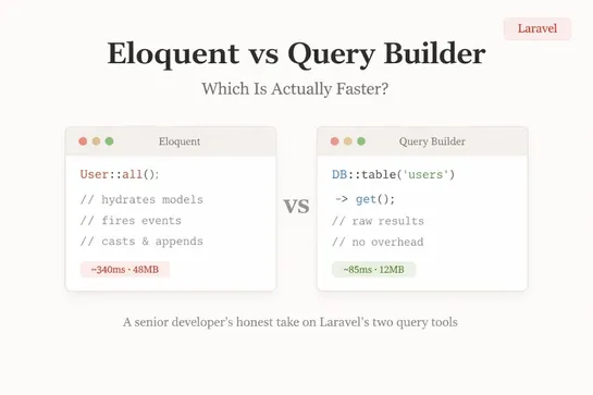 Eloquent-vs-Query-Builder-comparison
