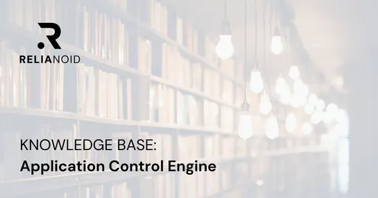 KB Application Control Engine RELIANOID