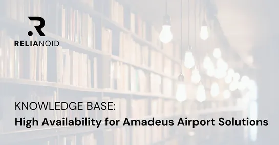 Knowledge base_Amadeus_Airport_High Availability_RELIANOID