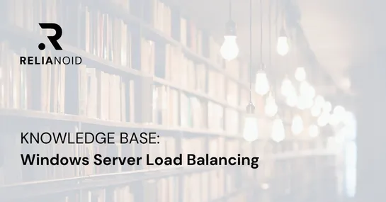 Knowledge base Windows Server Load Balancing