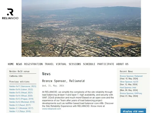 Netdev 0x18 California RELIANOID
