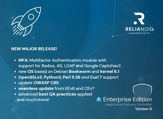 RELIANOID Enterprise Edition 8