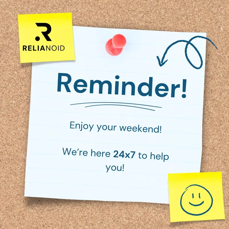 Reminder_friday_weekend_relianoid
