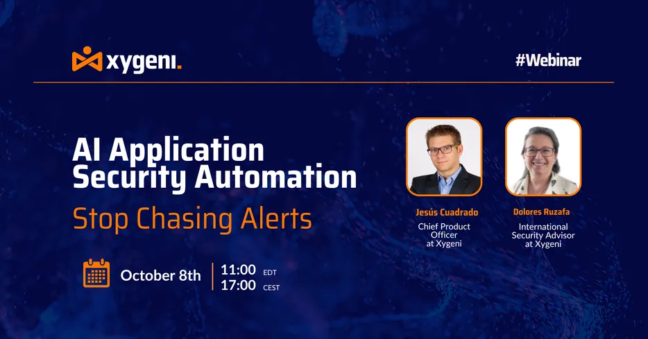 Webinar - 𝐀𝐈 𝐀𝐩𝐩𝐥𝐢𝐜𝐚𝐭𝐢𝐨𝐧 𝐒𝐞𝐜𝐮𝐫𝐢𝐭𝐲 𝐀𝐮𝐭𝐨𝐦𝐚𝐭𝐢𝐨𝐧