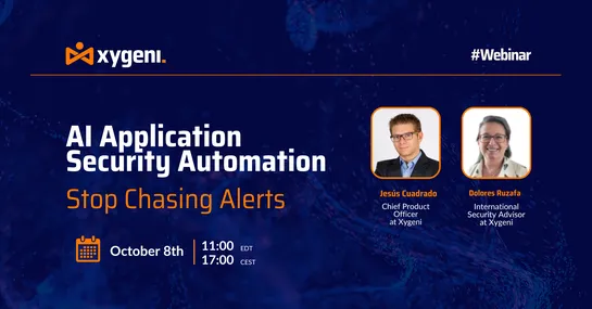 Webinar - 𝐀𝐈 𝐀𝐩𝐩𝐥𝐢𝐜𝐚𝐭𝐢𝐨𝐧 𝐒𝐞𝐜𝐮𝐫𝐢𝐭𝐲 𝐀𝐮𝐭𝐨𝐦𝐚𝐭𝐢𝐨𝐧