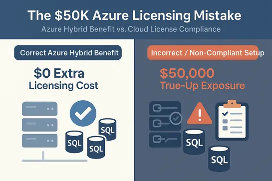 Azure Hybrid Benefit Audit Guide: Avoid the $50K Licensing Mistake (2025)