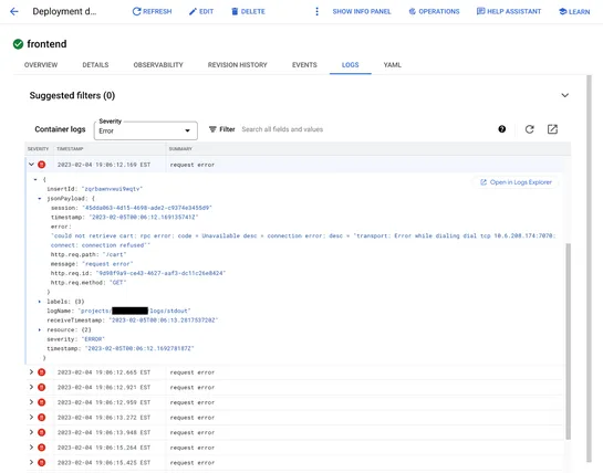 Ten ways troubleshooting GKE apps is now easier in Cloud Logging