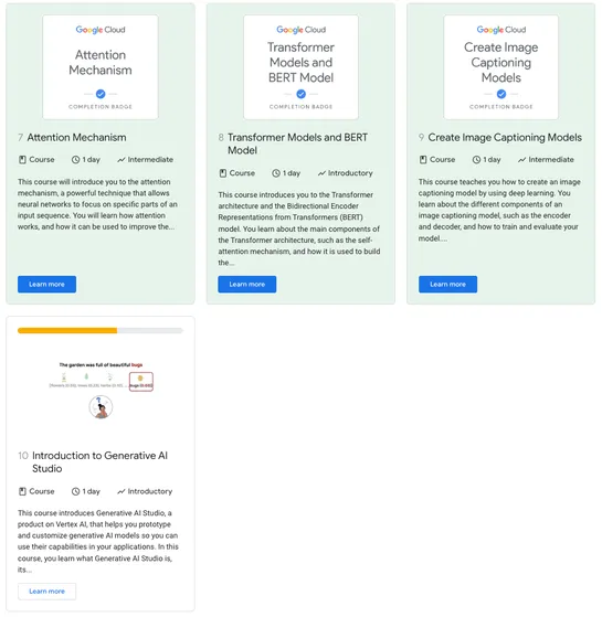 Generative AI Learning Path Notes