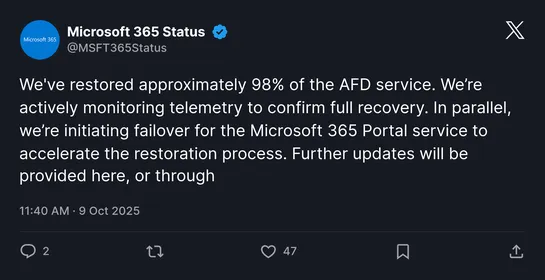 Azure Outage: Kubernetes Crash Hits Teams, Minecraft in EMEA Regions