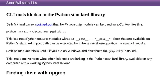 CLI tools hidden in the Python standard library