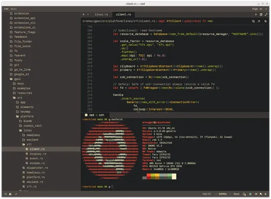 Zed Editor Now Publishing Native Linux Builds