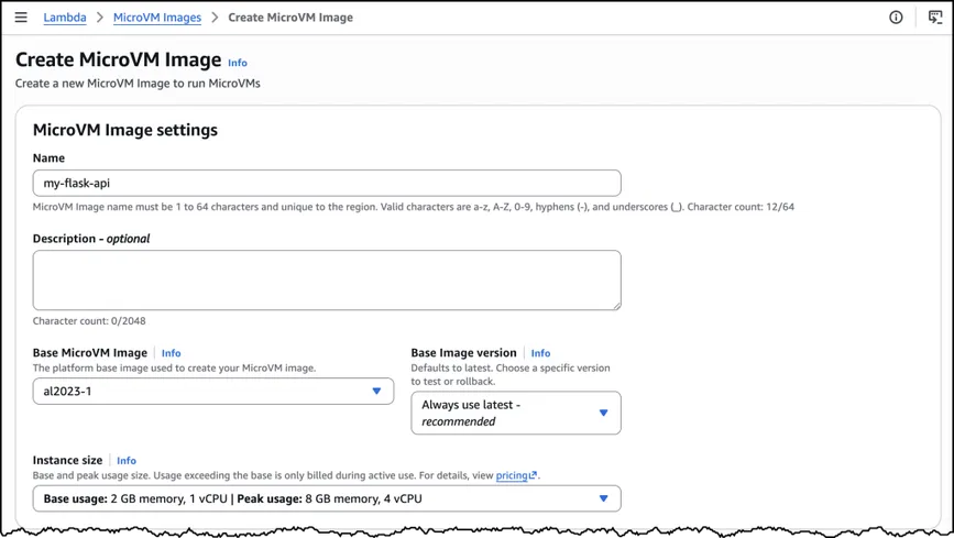 Run isolated sandboxes with full lifecycle control: AWS Lambda introduces MicroVMs
