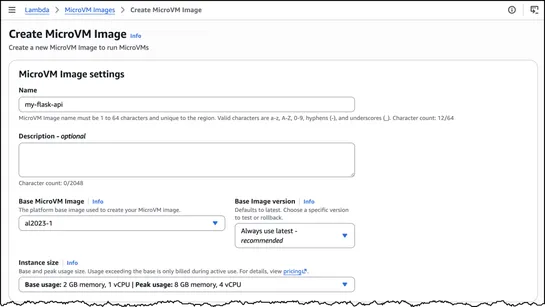 Run isolated sandboxes with full lifecycle control: AWS Lambda introduces MicroVMs