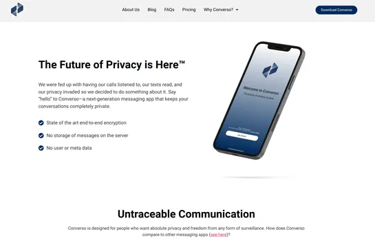 Testing a new encrypted messaging app's extraordinary claims