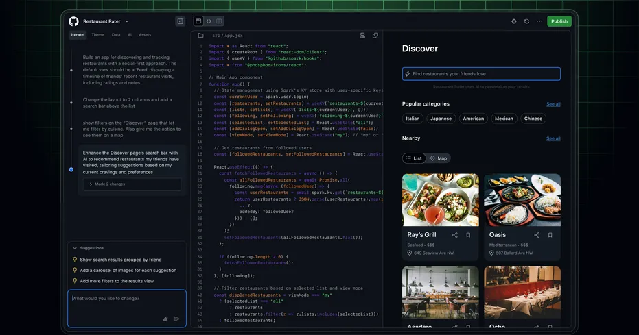 GitHub Spark in public preview for Copilot Pro+ subscribers