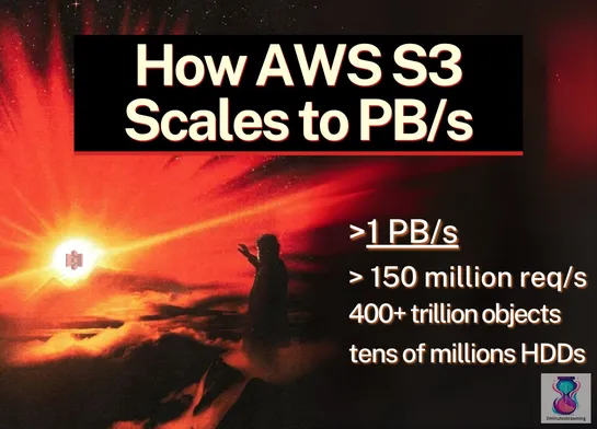 How AWS S3 serves 1 petabyte per second on top of slow HDDs