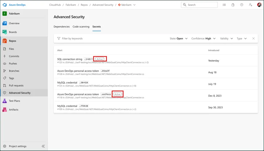 Hunting Living Secrets: Secret Validity Checks Arrive in GitHub Advanced Security for Azure DevOps