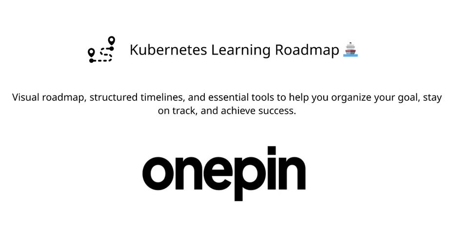Kubernetes Learning Roadmap
