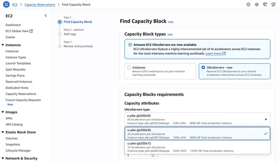 New Amazon EC2 P6e-GB200 UltraServers accelerated by NVIDIA Grace Blackwell GPUs for the highest AI performance