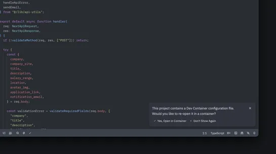 Run Your Project in a Dev Container, in Zed