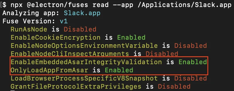 Subverting code integrity checks to locally backdoor Signal, 1Password, Slack, and more