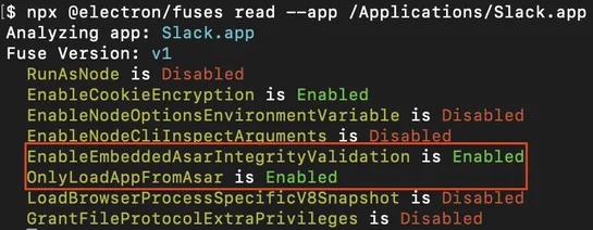 Subverting code integrity checks to locally backdoor Signal, 1Password, Slack, and more