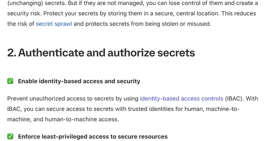 The 18-point secrets management checklist