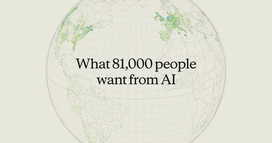 What 81,000 people want from AI